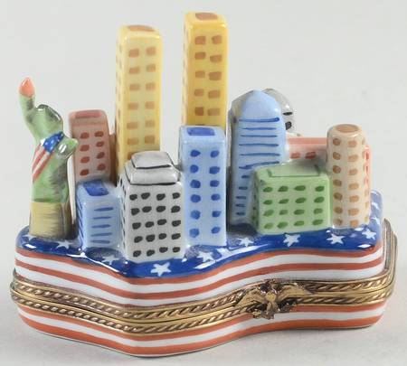 Eximious Limoges Box New York City Skyline - No Box