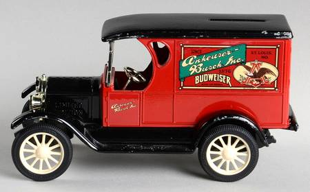 Anheuser Busch Vehicle Banks 1923 Delivery Van - With Box