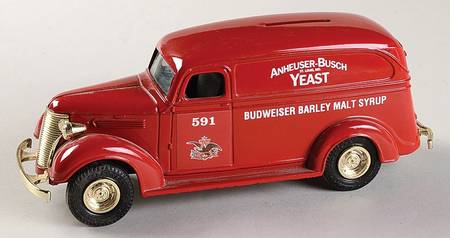 Anheuser Busch Vehicle Banks 1938 Panel Truck Bank - Boxed