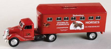 Anheuser Busch Vehicle Banks 1941 Tractor Trailer  - Boxed