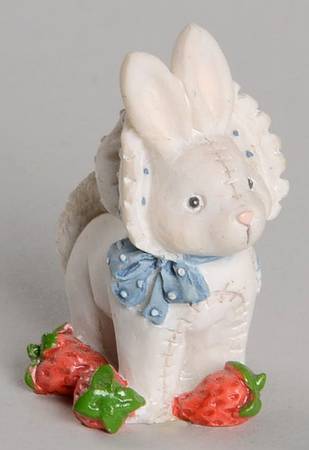 Down Strawberry Lane-Cherised Teddies Rabbit - No Box
