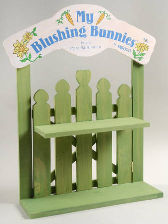 My Blushing Bunnies Picket Fence Displayer - Display Stand 2