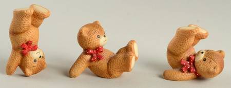 Lucy and Me Tumbling Bears-Set Of 3 - No Box