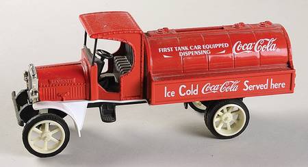 Coca-Cola Vehicle Banks First Tank Car Equipped Dispensing - Boxed