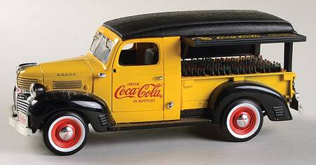 Coca-Cola Vehicle Banks 1947 Canopy Delivery Van - With Box