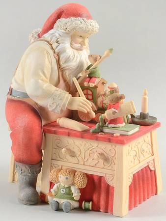 Heart of Christmas Santas by Enesco