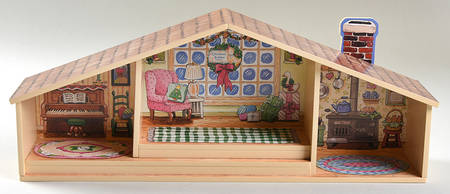 Cherished Teddies Giftware Christmas Shadow Box Display - Boxed