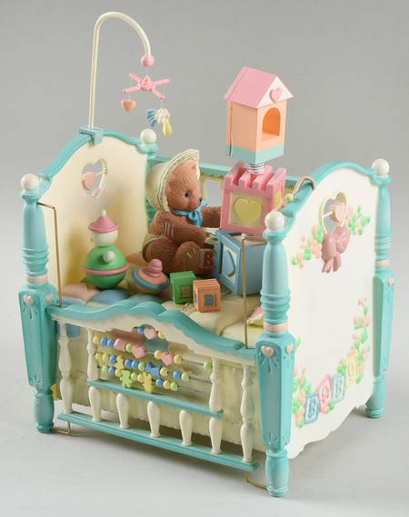 Cherished Teddies Giftware Tucked In Teddy, Brahms' Lullaby - Boxed