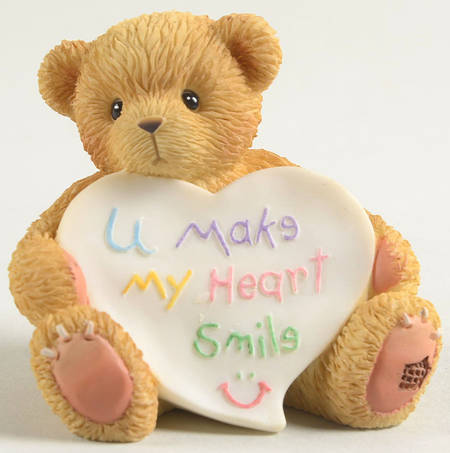 Heart Strings-Cherised Teddies U Make My Heart Smile - Boxed