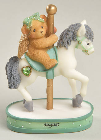 Carousel Birthstone-Cherished Teddies August - Boxed