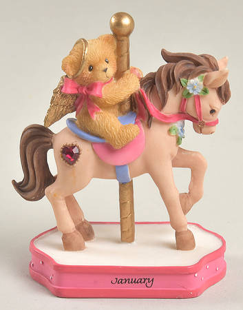 Carousel Birthstone-Cherished Teddies by Enesco