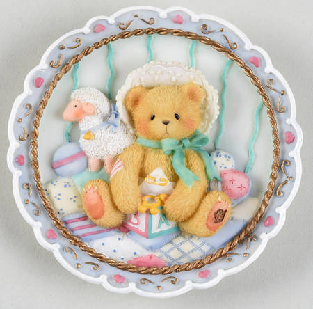 Cherished Teddies Plaquettes Baby's Plaque - Boxed