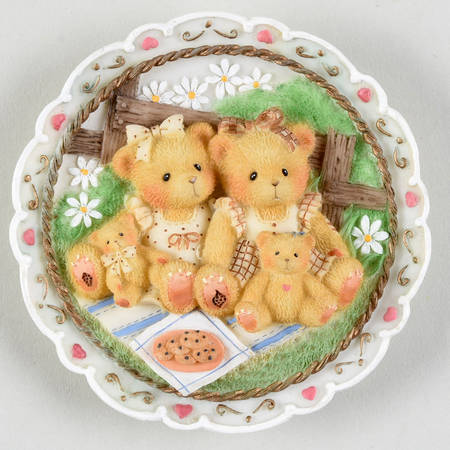 Cherished Teddies Plaquettes Couple Plaque - With Box