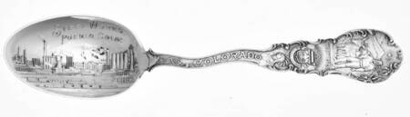 Souvenir Spoons Steel Works Pueblo Colorado - No Box
