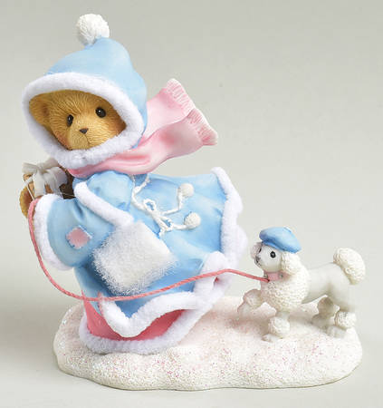 Cherished Teddies Christmas Brooklyn-We're Off To Make Hearts Merry - With Box