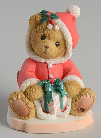 Cherished Teddies Christmas Wrapped Up In Christmas - Boxed