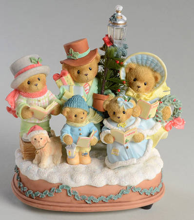 Cherished Teddies Christmas Musicals All Is Calm, All Is Bright - Boxed