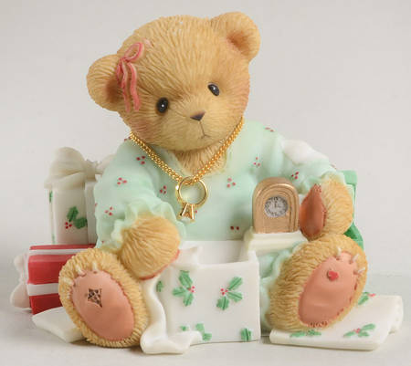 Cherished Teddies Christmas Olivia-A Gift From My Heart - Boxed