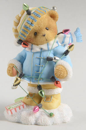 Cherished Teddies Christmas Peyton-Wrapped Up In The Light Of The SE - Boxed