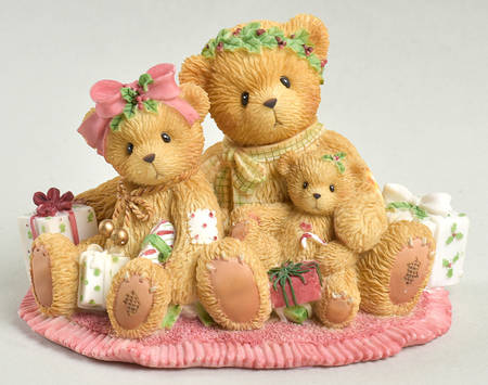 Cherished Teddies Christmas Jade,Kieren&Callum-Tis The Season For  - Boxed
