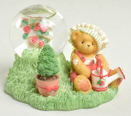 Months of the Year Snowglobes-Cherised Teddies July - Boxed
