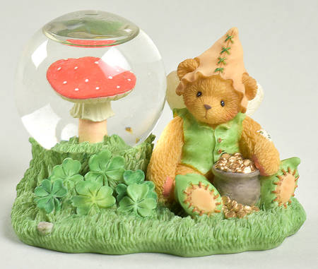 Months of the Year Snowglobes-Cherised Teddies March - Boxed