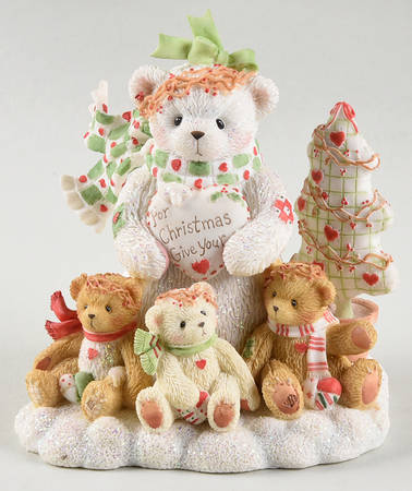 Cherished Teddies Snow Bears Marla-For The Christmas Give Your - Boxed