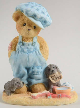 Adoption Center Exclusives-Cherished Teddies Lewis-Though We Must Part,You're Still I - Boxed