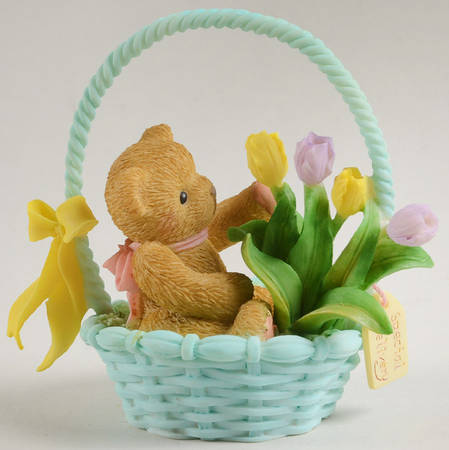 Cherished Teddies Easter & Spring Betty Lou-Special Delivery - Boxed
