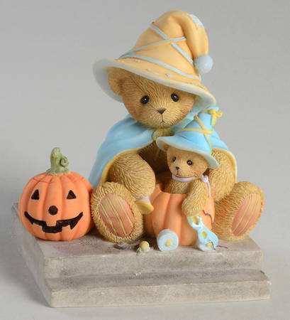 Cherished Teddies Halloween Janina-Light Up Your Halloween With Fun - Boxed