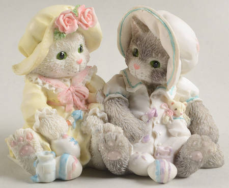 Calico Kittens Easter You Make Life Colorful - With Box