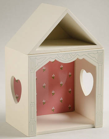 Down Petticoat Lane Wood Shadowbox-Dollhouse Display - Boxed