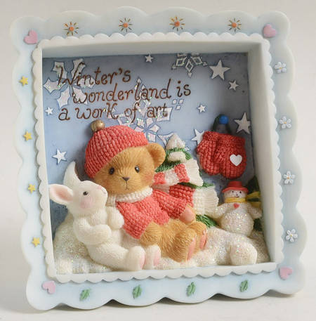 Cherished Teddies Shadow Box by Enesco