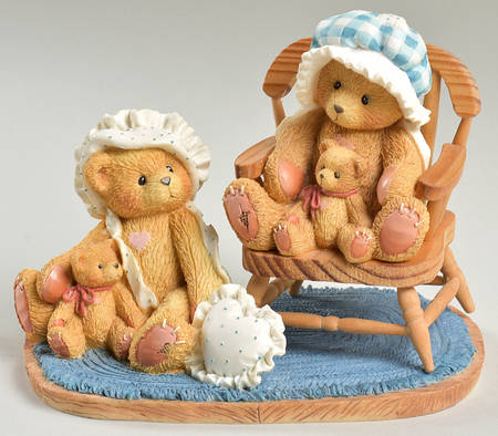 International Limited Editions-Cherised Teddies Priscilla  And Greta - Boxed