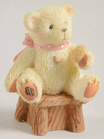 Tiny Treasured Teddies Bear In Chair  - Boxed