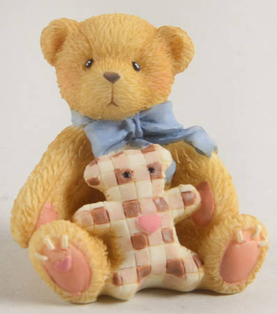 Tiny Treasured Teddies Bear With Toy - Boxed