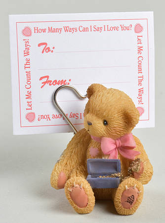 Sentiment Note Card Holders I'Ll Say It With A Necklace - With Box