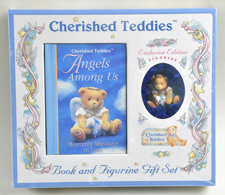 Book &amp; Figurine-Cherished Teddies by Enesco