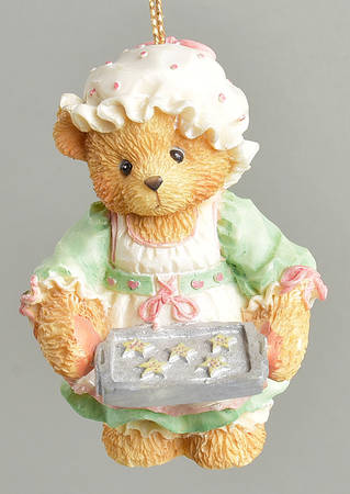Santa's Workshop Mrs. Claus/Girl Holding Tray Of Cookies - With Box