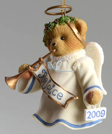 Annual Angel Ornament-Cherished Teddies Let Us All Rejoice - Boxed