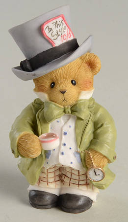 A Day in Wonderland-Cherished Teddies Mad Hatter- Mad About You - Boxed