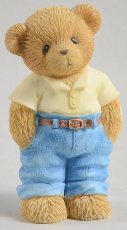 Family Cherished Teddies A Big Brother To Look Up To - Boxed