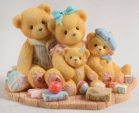 International Exclusive Editions-Cherised Teddies Wesley, Philip ,Fiona & Renee - Boxed