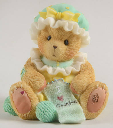 Teddies To Cherish - Sentiments I Love Grandma - Boxed