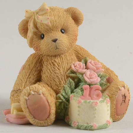 Teddies To Cherish - Sentiments Happy 16th Birthday - Boxed