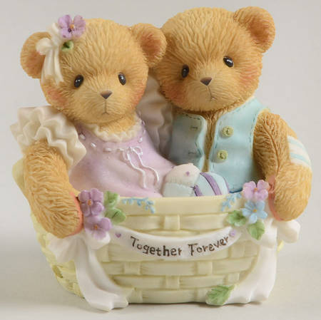 Teddies To Cherish - Sentiments Together Forever - With Box