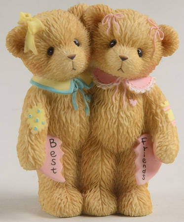 Teddies To Cherish - Sentiments Best Friends - Boxed