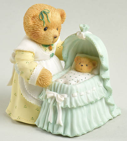 Cherished Teddies Hamilton Exclusives Susan And Madison-Tucking Baby In, Let S - No Box