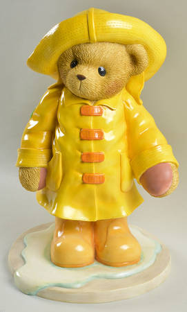 Large Size Figurines Joey- Boy In Raincoat - Boxed