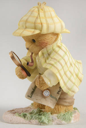 Holmes and Watson-Cherised Teddies Holmes-It's Mystery Why We're Friends - With Box